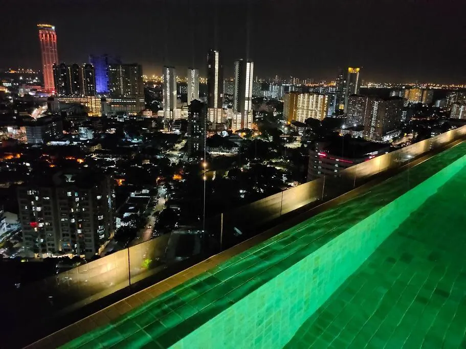 New Georgetown Stylist 2Br Homestay For 10Pax 无敌美景两房民宿 Beacon Executive Suite Apartamento George Town