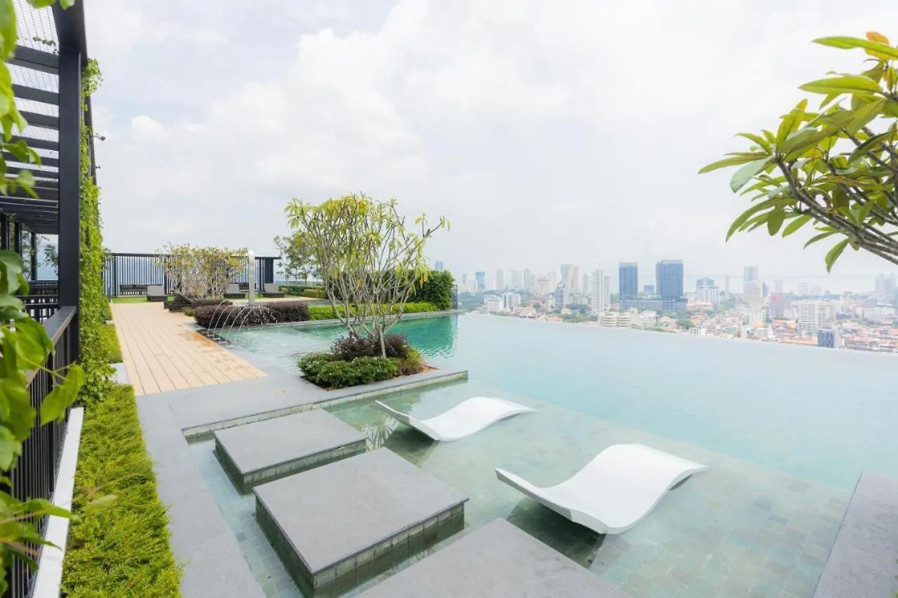 Apartamento New Georgetown Stylist 2Br Homestay For 10Pax 无敌美景两房民宿 Beacon Executive Suite